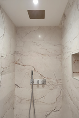 Colonne de douche encastrée chrome