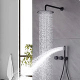 Ensemble de douche noir mat