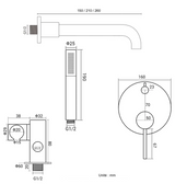 Ensemble de bain noir mat