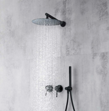 Colonne de douche encastré noir mat