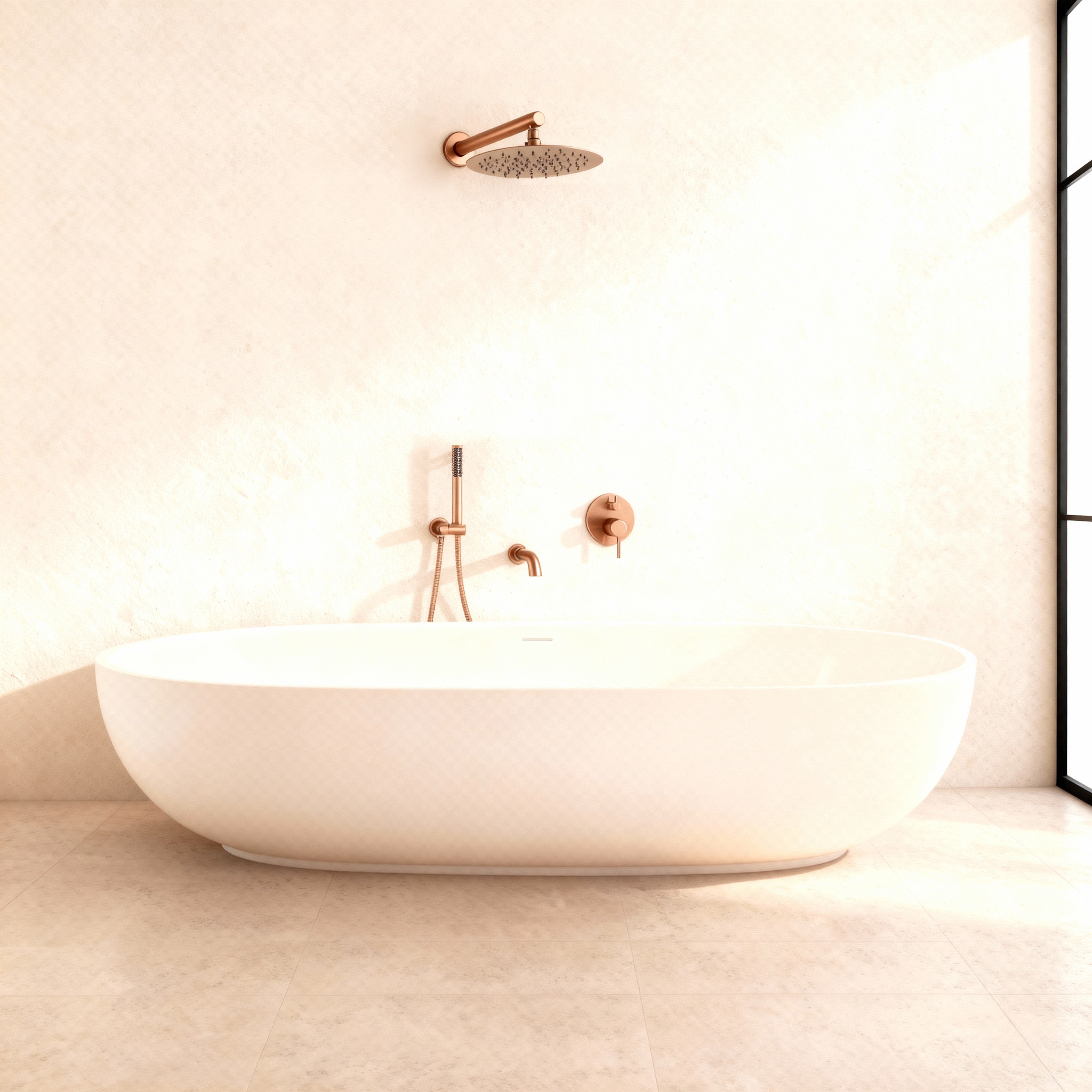 Ensemble de bain or rose brossé