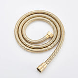 Flexible de douche or brossé