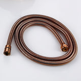 Colonne de douche encastrée or rose brossé