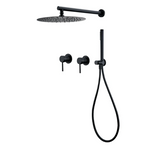 Colonne de douche encastré noir mat