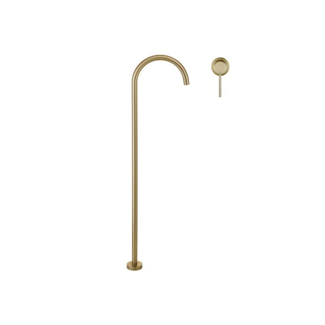 Ensemble de bain sur pieds or brossé