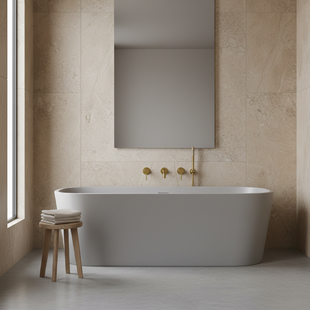 Ensemble de bain or brossé