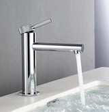 Mitigeur de salle de bain chromé