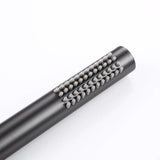 Colonne de douche encastrée gris brossé