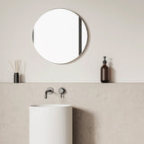 Mitigeur salle de bain encastré gris brossé