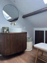 Mitigeur salle de bain encastré or brossé