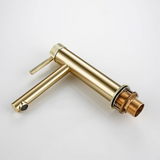 Mitigeur de salle de bain or brossé