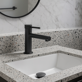 Mitigeur de salle de bain noir mate