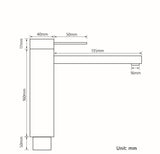 Mitigeur de salle de bain chromé
