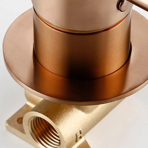 Colonne de Douche encastrée or rose brossé