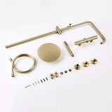 Colonne de Douche Thermostatique Or Brossé