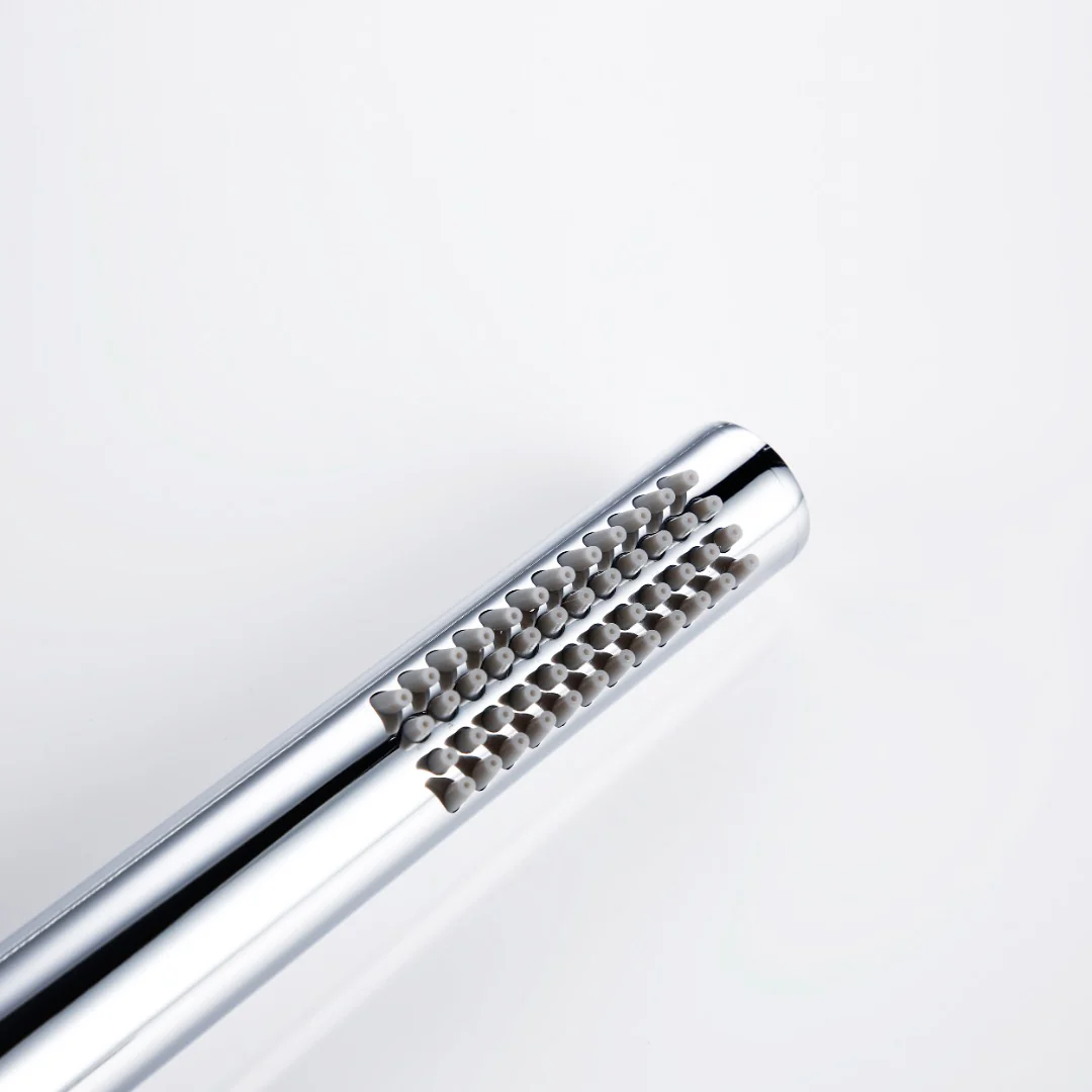 Douchette à main chromée en acier inoxydable