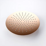 Colonne de douche encastrée or rose brossé