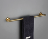 Porte-serviettes or brossé lisse