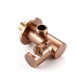 Colonne de douche encastrée or rose brossé