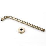 Colonne de douche encastrée or brossé