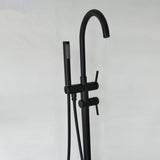 Mitigeur sur pied noir mat